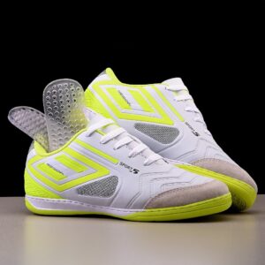 Chuteira futsal Palmilha bico de couro PROFISSIONAL futsal Salão quadra feminina masculina colada e costurada