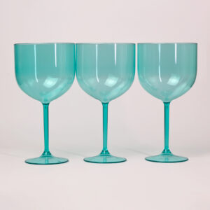 Kit 40 Taças de Gin Tônica Colorida Acrílico 580ml Premium