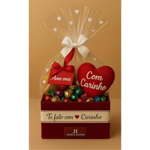 25 Sacos Para Cesta de Presente – 45X59 / 52X89 / 60X89 / 72X89 / 80X89 – Café da Manhã – Celofane