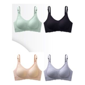 Kit 3 ou 1 Unidade sutiã 5D sem costura renda com alça