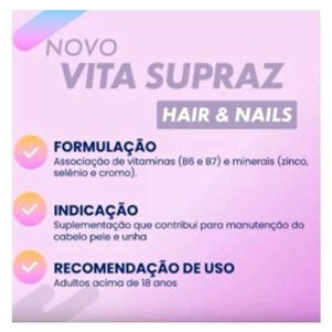 Suplemento Alimentar Vita SuprAZ Hair e Nails