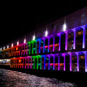 Refletor Led Holofote 100w Bivolt Rgb Colorido C/ Controle Luz Forte 110v 220v