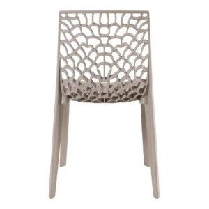 Cadeira De Jantar Empilháveis Gruvyer Cor Nude Kit 1