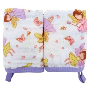 Kit 6 Toalha Pano Fralda de Boca Babete Bebe Soft 100% Algodão Macio SORTIDO Prendedor de Chupeta