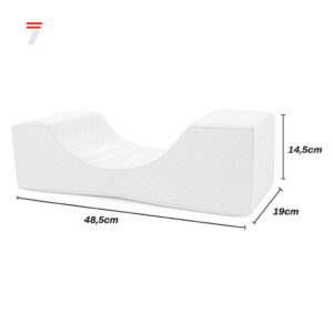 Almofada Lash Pillow Branca Travesseiro Para Extensão de Cílios