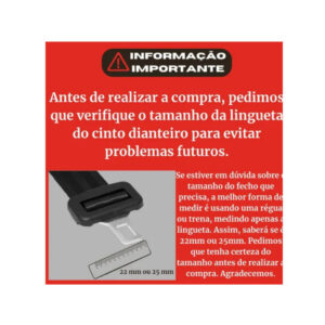Fecho Cinto Segurança Par Le Ld Corsa Até 02 Celta Prisma
