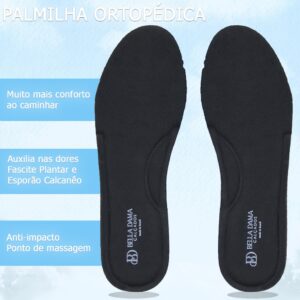Tenis Ortopedico Feminino Bella Dama Zíper Lateral Palmilha Confort Antistress