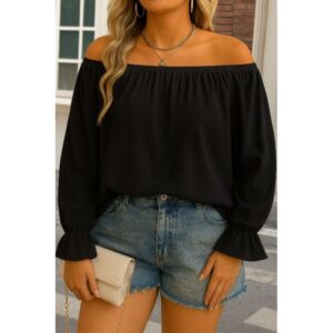 BLUSA FEMININA BRANCA MANGA LONGA VERÃO ESTILOSA CASUAL
