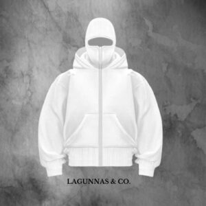 CASACO COM BALACLAVA MOLETOM, DESING, INVERNO, MODA, MASCULINA UNISEX, RAP, NINJA