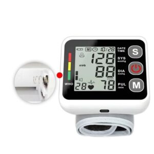 Medidor Pressão Digital De Pulso Com Voz Monitor Inteligente_XHL