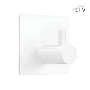 Gancho Cabideiro Suporte De Banheiro Aço Inox com Adesivo Instalação sem Furos | Metais Liv-on