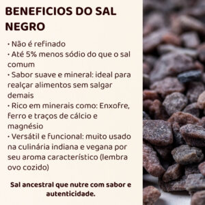 Moedor de Sal Negro do Himalaia 100% Natural | Temperos e Especiarias – Dona Cúrcuma