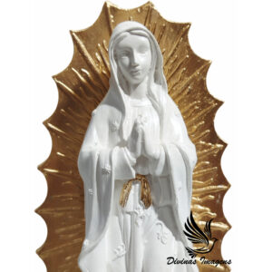 Imagem de São Miguel Arcanjo 20cm em Gesso Pintado – Tema Quaresma