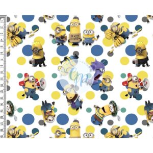 Tecido OXFORD estampado digital – Minions