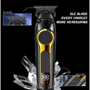 Maquina De Cortar Cabelo Recarregável Profissional Kemei Bivolt KM-2351