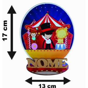 12 Centros Mesa Circo Magico menino Personalizado Lembranças Festa Aniversário