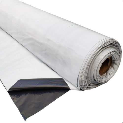 Lona Silagem Branco/preto Anti Furo E Rasgos 8x10m 80kg 150Micras