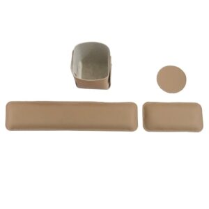 Kit (4peças)Apoio Mousepad + Apoio Ergonômico Punho De Teclado Home Office+Porta Caneta+Porta Copo