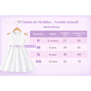 Vestido  Personalizado Infantil Pink B