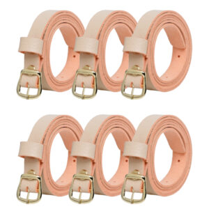 Kit 6 Cintos Feminino Fino 15mm de largura Fivela Dourado Envio Rápido