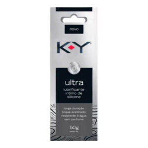 Kit com 3 Gel Lubrificante Íntimo Ky Ultra 50g Silicone Premium