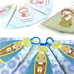 Porta Terço Religioso Santos Católico Lembrancinha kit c/3 unds