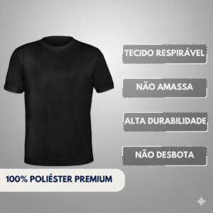 KIT 3 Camisetas DryFit Poliéster Masculina Lisa Academia Corrida Casual Esportes Confortável