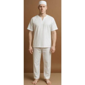 Kit 02 Batas Tactel Camisu Ração Umbanda Candomblé