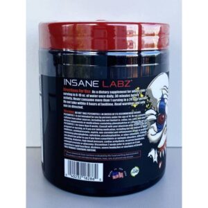 Psychotic Red Pré-Treino 219g 35 Porções Por Recipiente Sabor Uva – Insane Labz