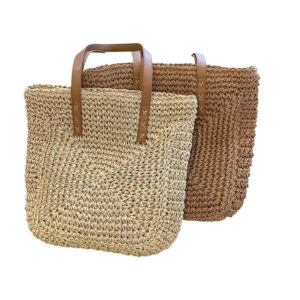 Bolsa De Palha Com Grande Capacidade Para Férias Casuais Praia Nova Moda Bolsa De Ombro