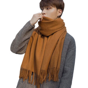 Cachecol Masculino Inverno Outono Lenço Pashimina Echarpe