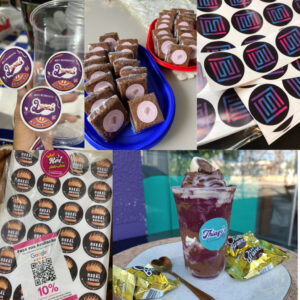 500 Adesivos, etiquetas e rótulos em Vinil  4×4  personalizados a prova dágua