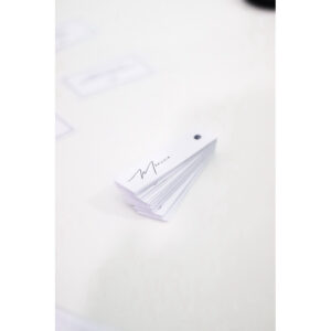 Tag retangular com furo | Produto personalizável