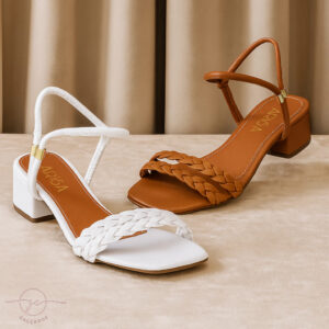 Sandália Feminina  Rasteirinha Confortável Salto baixo /Kit 2 Pares Casual moda 2026  Elegante Dia a Dia