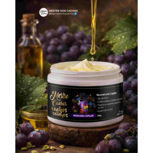 Máscara Cachos dos Sonhos Hidratação Profunda, Definição Anti-frizz 300g – Mestre dos Cachos Oficial