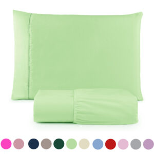 Jogo De Lençol Solteiro 2pçs Micropercal 400 Fios Extra Macio