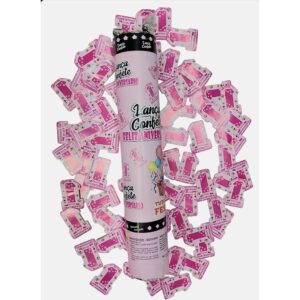 Kit 2 Lança confetes Temático, Festa 1 ano Menino e Menina, Futebol, 15 e 18 anos Troféu