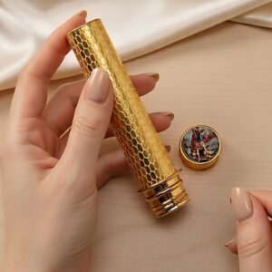 Aspersório São Miguel Porta Frasco Água Benta Religioso