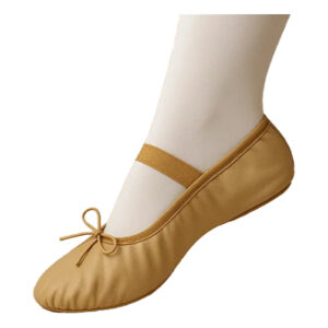 Sapatilha Sintética Bege Courino Sola Reta Figurino do 20 ao 38