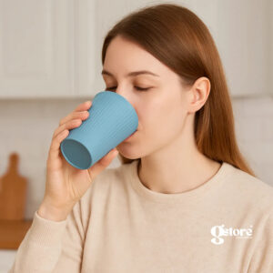 Kit 6 Copos Fibra Bambu 330ml Coloridos Ecológico Não Quebra