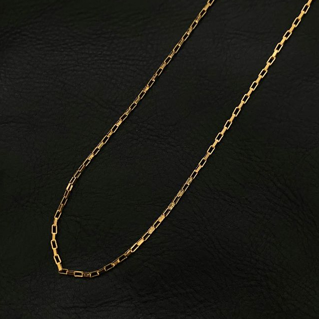 Colar masculino banhado a ouro 18K + pingente + pulseira dourada aço inoxidavel kit estilo tijolinho