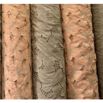 Richelieu Cores Variadas Tecido Bordado