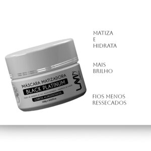 Máscara Matizadora Acinzentado Platinum Lavid 250g