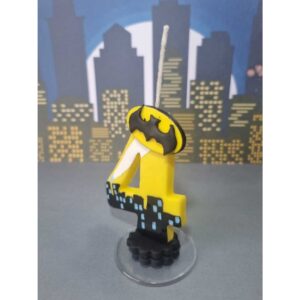 Vela Batman Em Biscuit FULL  – ENVIO IMEDIATO- Topo De Bolo