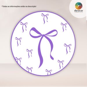 Painel Redondo Laços C/Elástico – Cores e Tam diversos