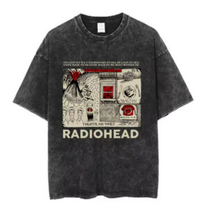 Camiseta Radiohead – Perfeita para Shows, Festas e o Dia a Dia!