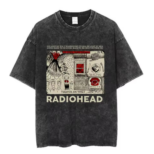 Camiseta Radiohead – Perfeita para Shows, Festas e o Dia a Dia!