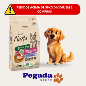 RAÇÃO PREMIER NATTU ADULTO RAÇA PEQUENA GRAIN FREE 10KG