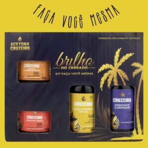 Kit Faça Você Mesma Parafina Hidratante Bronze Bronzeamento Marquinha Cruzeiro