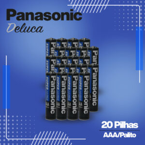 Panasonic 20 AAA Palito + 20 AA Normal Escolha sua quantidade